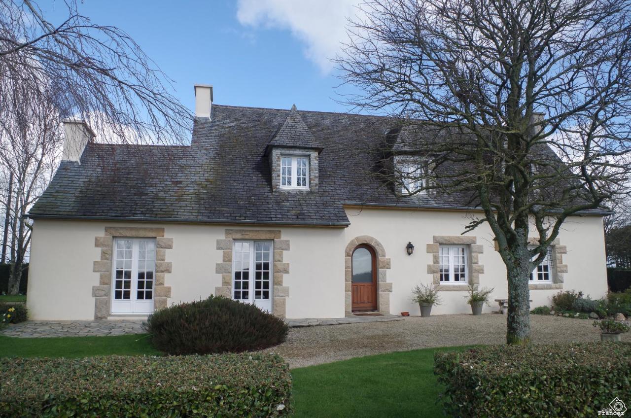 Le Tregonnec, Pres De Morlaix, Roscoff Bed and Breakfast Plouvorn Exteriör bild